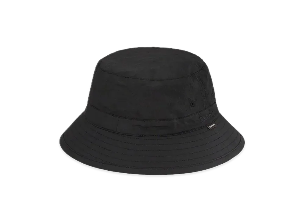 シュプリーム バウアー ワックスド コットン クラッシャー "ブラック"