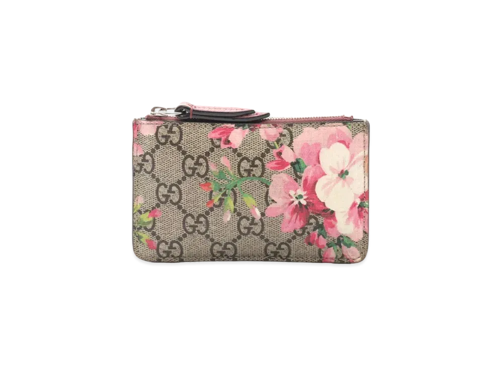 GUCCI GG Blooms Coin Case "Antique Rose"