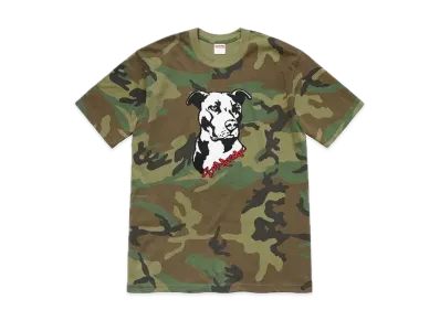 Supreme Pitbull Tee "Woodland Camo"
