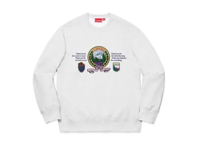 Supreme Mountain Crewneck "Ash Grey"