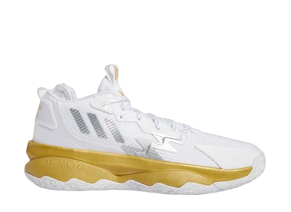 アディダス デイム8 "フットウェアホワイト/シルバーメタリック/ゴールドメタリック"