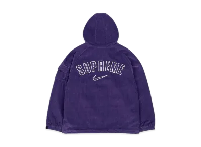 Supreme / Nike Arc Corduroy Hooded Jacket "Purple"