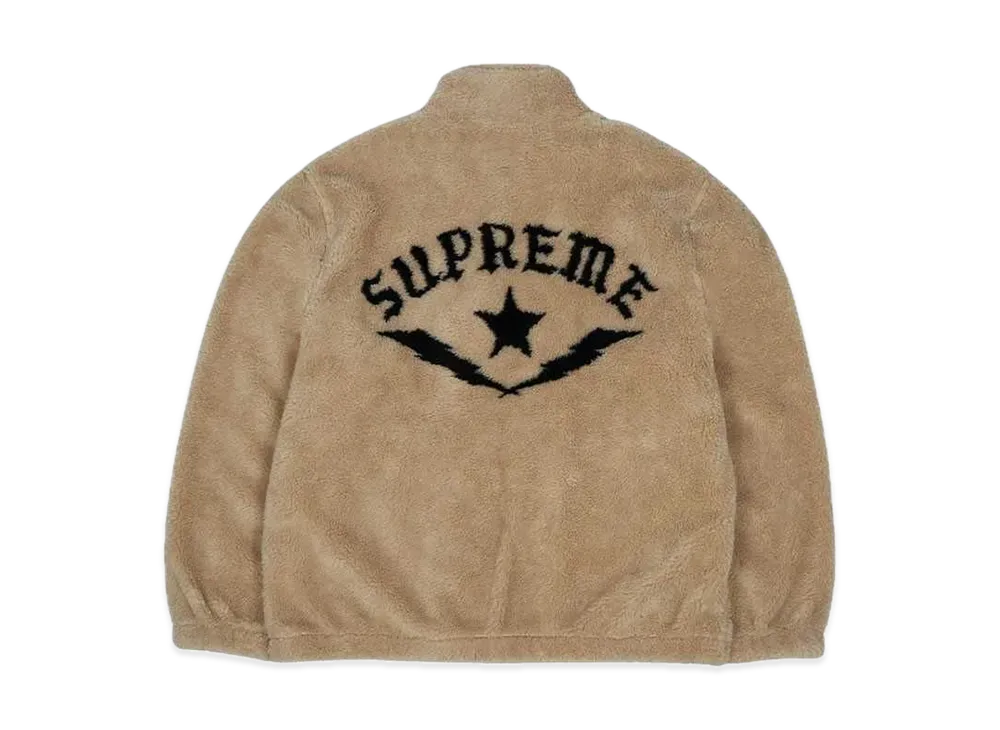 Supreme Star Fleece Jacket "Natural"