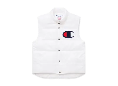 Supreme Champion Puffy Vest "White"