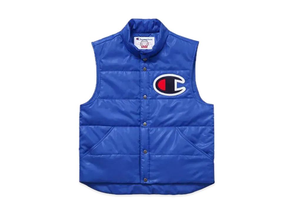 Supreme Champion Puffy Vest "Blue"