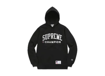 Supreme Champion Hooded Sweatshirt "Black"