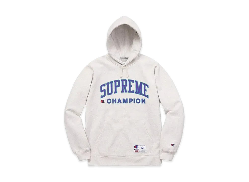 Supreme Champion Hooded Sweatshirt "Ash Grey"
