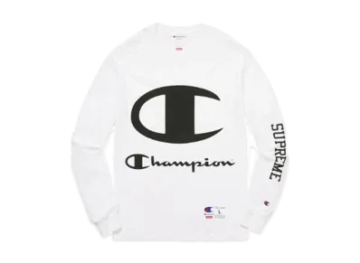 Supreme Champion L/S Tee "White"