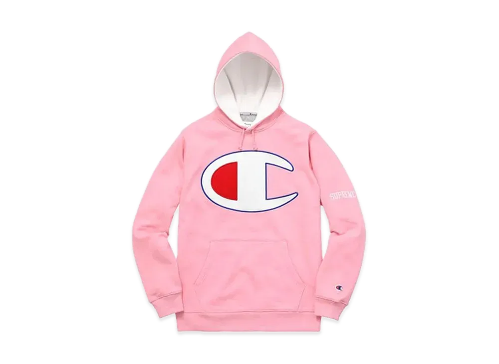 Supreme Champion Satin Logo Hoodie 