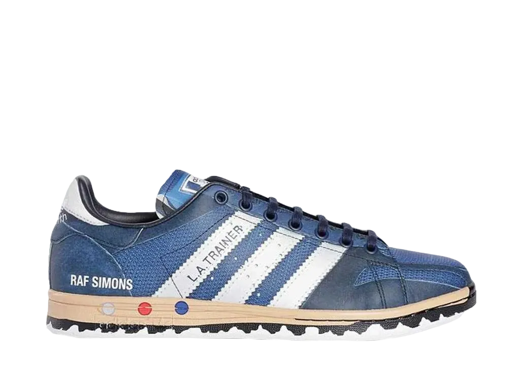 RAF SIMONS × adidas Stan Smith LA Trainer "Blue/Gold"