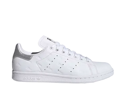 adidas Women's Stan Smith "Debossed Logos Silver"