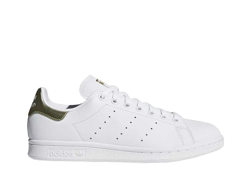 adidas Women's Stan Smith "Cloud White Gold Metallic"