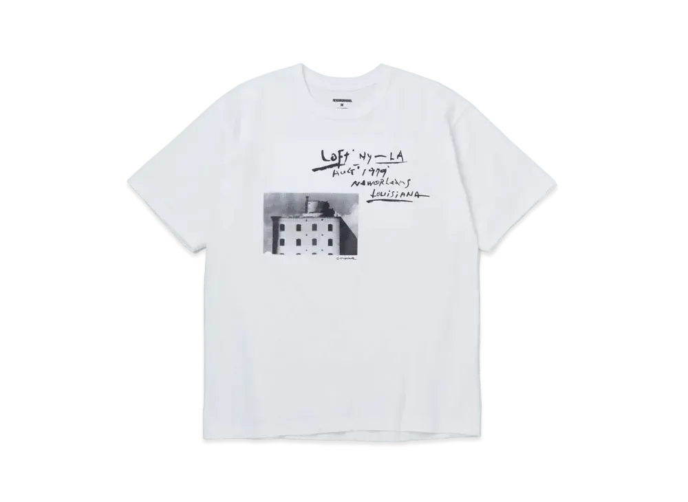 NEIGHBORHOOD ON-3 / C-TEE . SS "White"