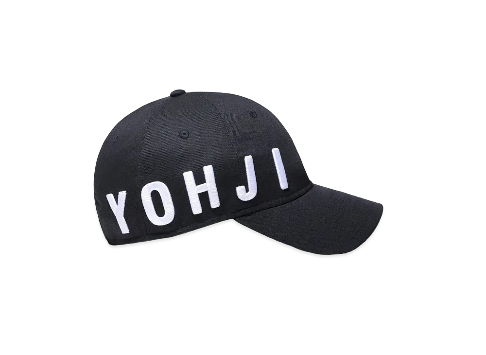 Yohji Yamamoto NEW ERA Block Typeface <YOHJI> Embroidery 9THIRTY "Black"