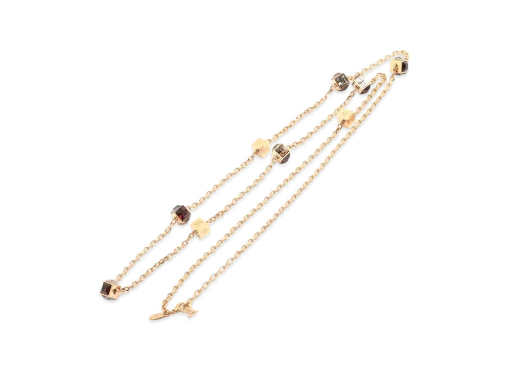 Louis Vuitton Collier Gambling Necklace "Gold"