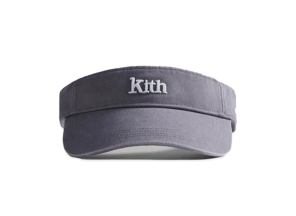 Kith Serif Washed Twill Visor "Galaxy"