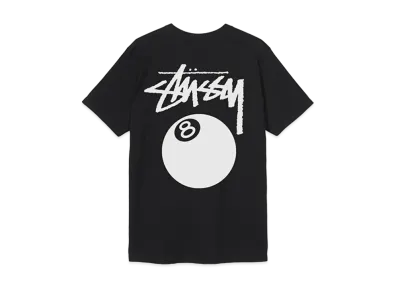 Stussy 8 Ball Pig Dyed Tee "Black"