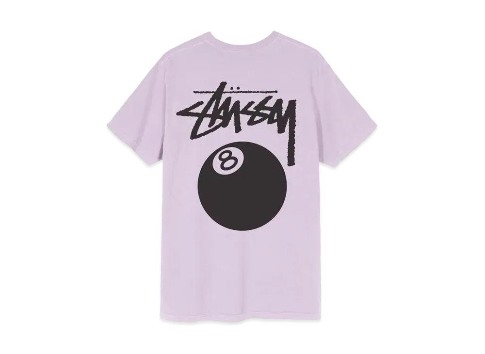 Stussy 8 Ball Pig Dyed Tee "Lavender"