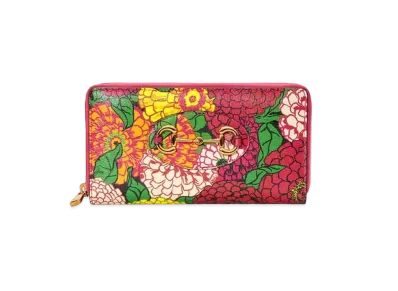 GUCCI x Ken Scott Horsebit 1955 Zip Around Wallet "Pink"