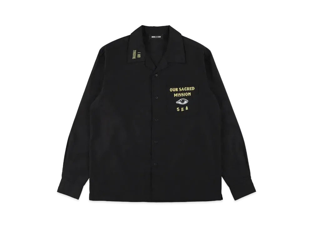WIND AND SEA KOICHIRO TAKAGI X WDS OPEN COLOR SHIRT "Black"