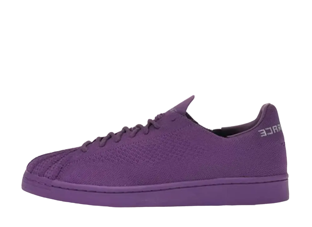 ファレル ウィリアムス × アディダス スーパースター プライムニット "パープル"
