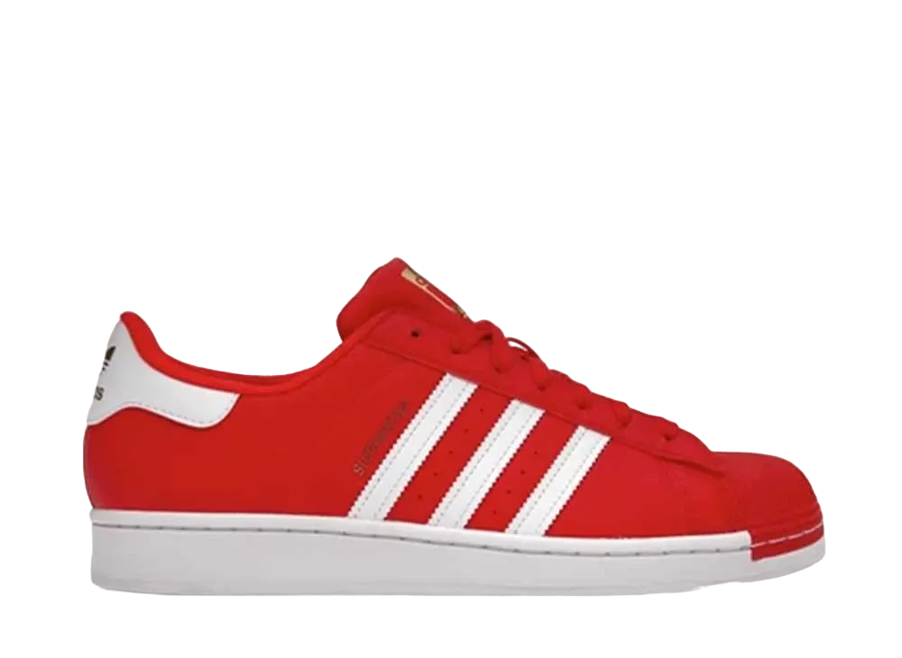adidas Superstar "Red Cloud White Gold"