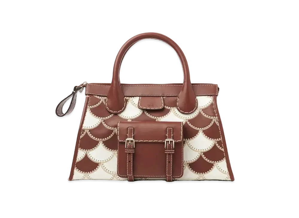 Chloe Edith Medium Day Bag "Sepia Brown"