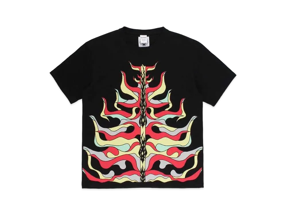 WACKO MARIA WOLF’S HEAD / WASHED HEAVY WEIGHT T-SHIRT "Black"