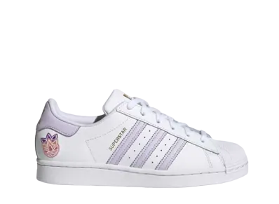 adidas Women's Superstar "Trefoil White Purple Tint"