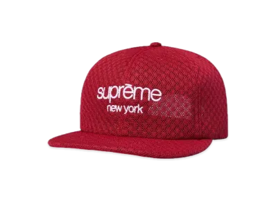 Supreme Classic Logo Air Mesh 6-Panel "Red"