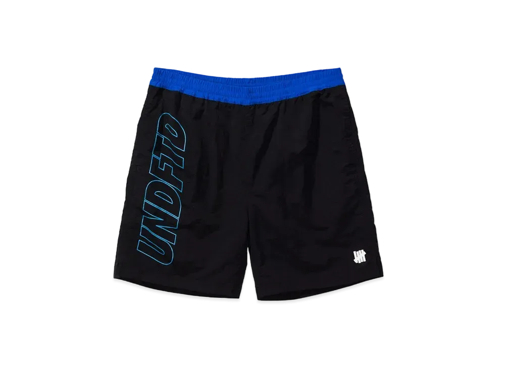UNDEFEATED OUTLINE LOGO SPORT SHORT - 50060 "Black"