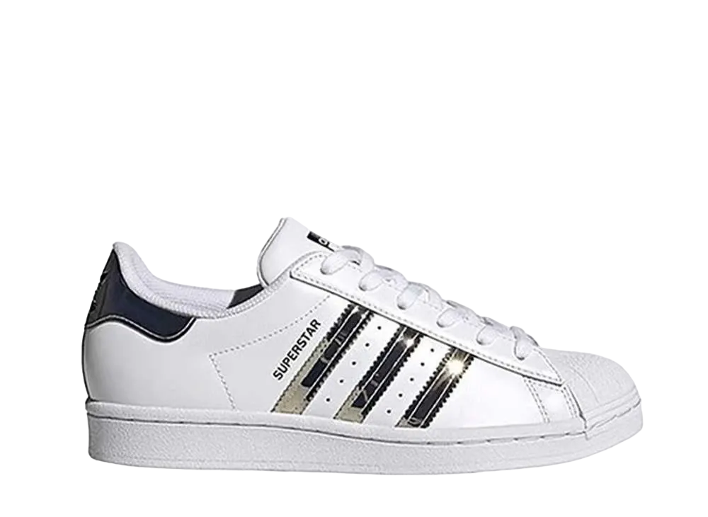 adidas Women's Superstar "Cloud White Silver Metallic"