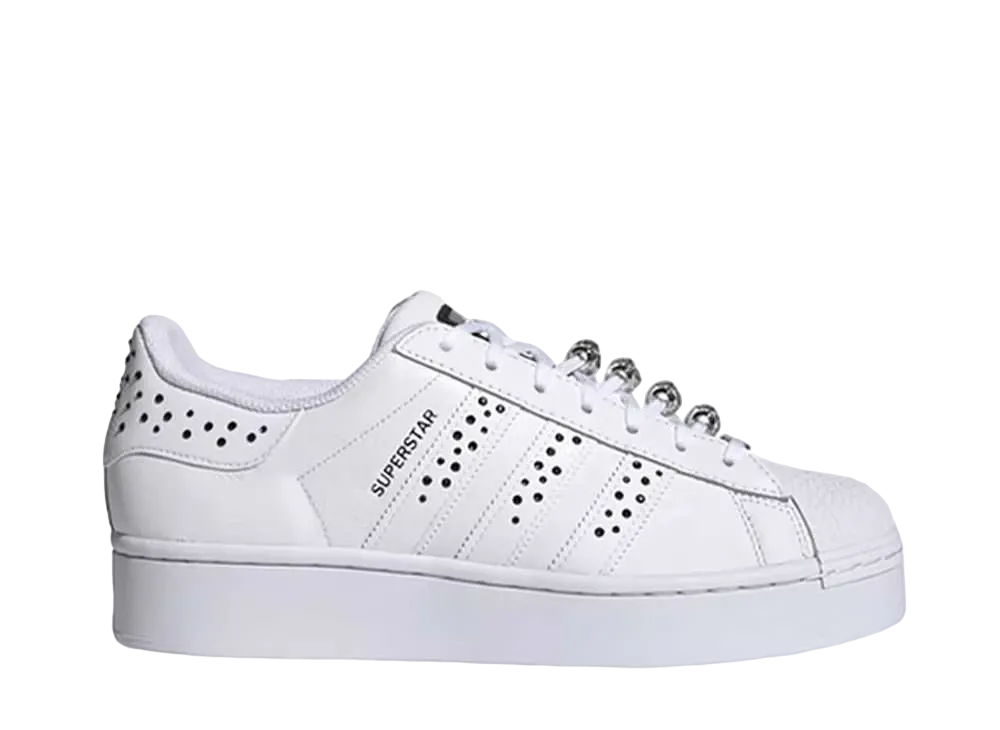 Swarovski × adidas Women's Superstar Bold "Cloud White/Core Black/Silver Metallic"