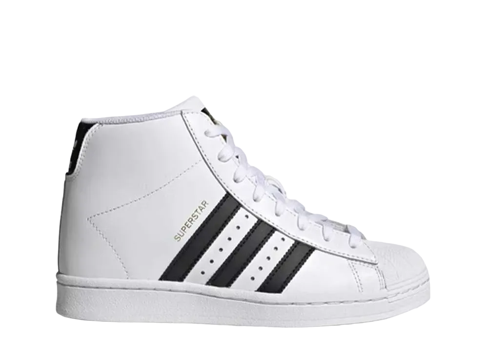 アディダス ウィメンズ スーパースター アップ "ホワイト ブラック"