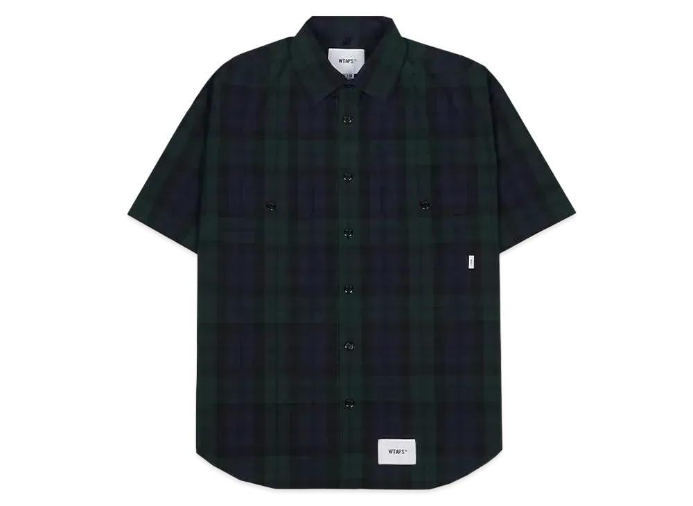 Wtaps WCPO / SS / COTTON. BROADCLOTH. TEXTILE "Green"