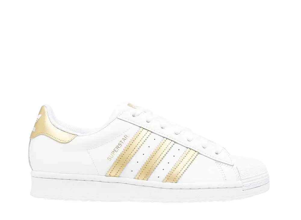 アディダス ウィメンズ スーパースター "ホワイト ゴールド メタリック"