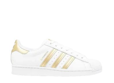 adidas Women's Superstar "White Gold Metallic"
