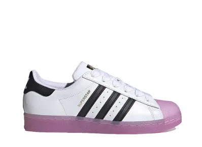 adidas Women's Superstar "White Black Shock Purple"