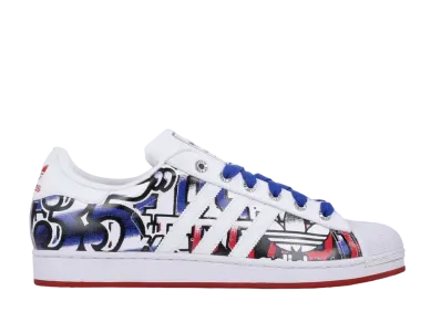adidas Superstar 35th Anniversary Graphic "White/Red/Blue"