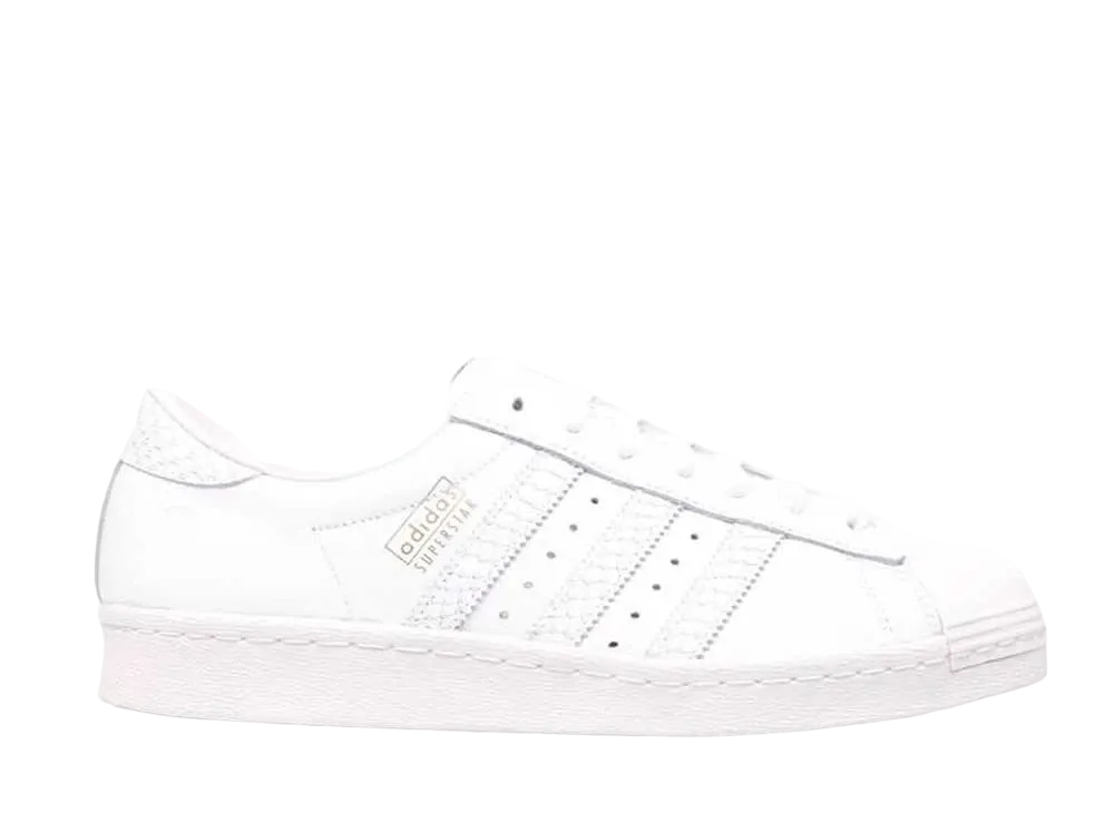 UNDEFEATED × adidas Superstar 80s "Core Black/Core Black/Core White"