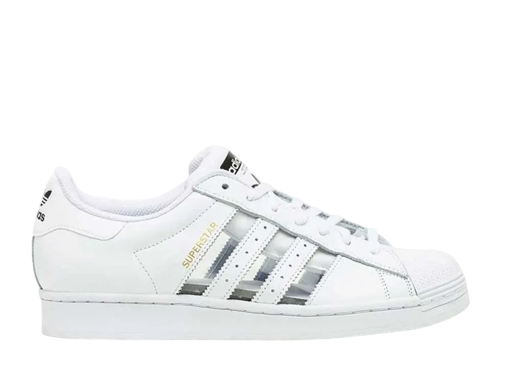 adidas Superstar "White Transparent Stripes"