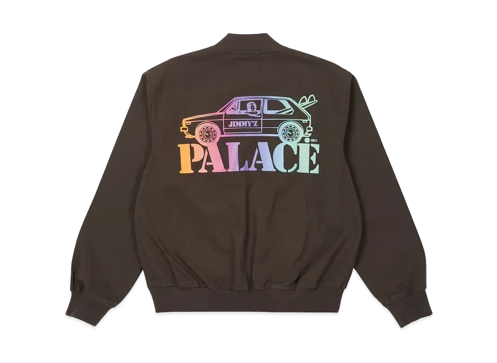 PALACE JIMMY'Z WASHED TWILL BOMBER "Grey"