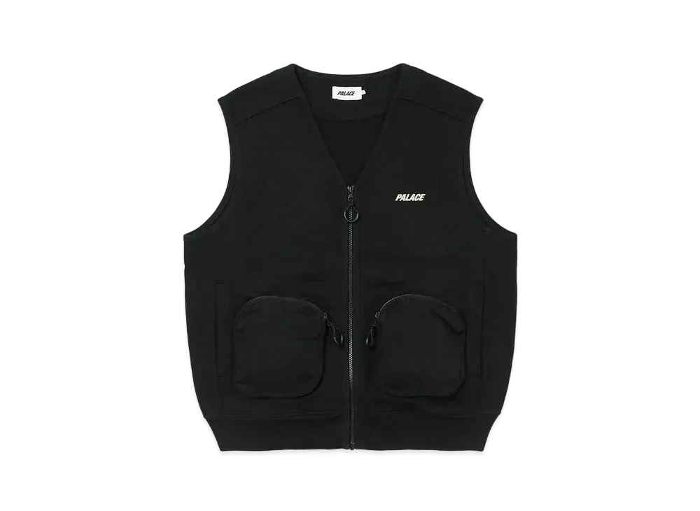 PALACE LONDON SWEAT GILET "Black"