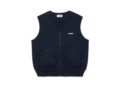 PALACE LONDON SWEAT GILET "Navy"