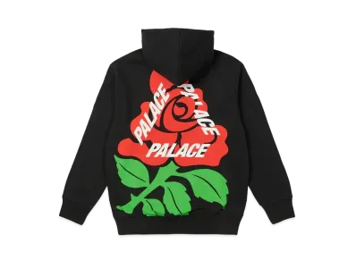 PALACE ENGLISH ROSE HOOD "Black"