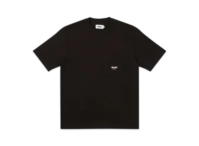 PALACE SLUB POCKET ZIG ZAG T-SHIRT "Black"