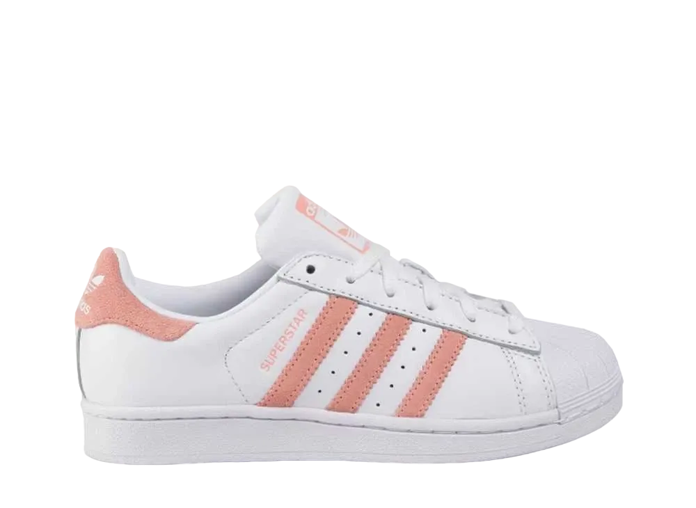 adidas Women's Superstar "White Glow Pink"