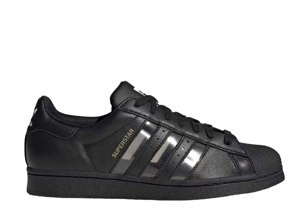 アディダス スーパースター "ブラック トランスペアレント"