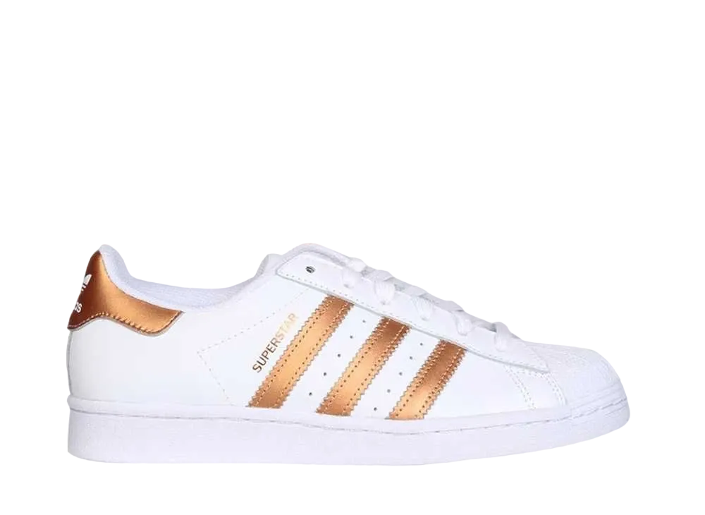 adidas Women's Superstar "White Copper Metallic"