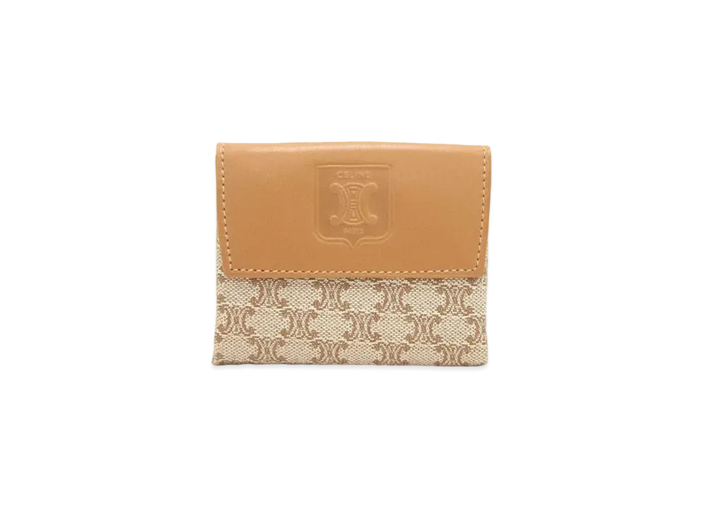 CELINE Macadam  Wallet "Light Brown"